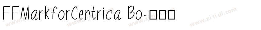 FFMarkforCentrica Bo字体转换